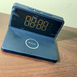 Led Alarm Clock with Wireless Charging Base